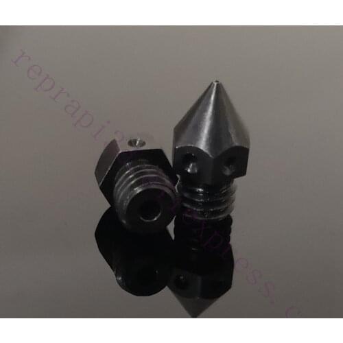 2x Sharp MK8 Hardened Tool Steel Nozzle 0.4 F/ MK Micro Swiss Creality CR-10 Ender 3 Ender4, CraftBot, Prusa i3 3D printer