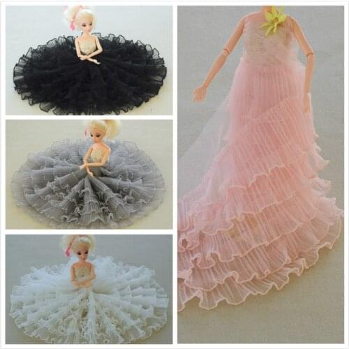 5 Layers Organ Pleated Dense Silk Ruffles Lace DIY Ladies Children Princess Fluffy Skirt Cuffs Long Bed Curtain Trim Decoration