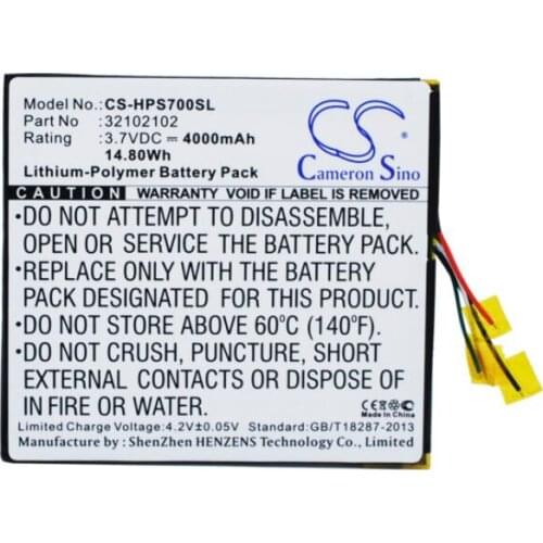 Cameron Sino 4000mAh battery for HP Slate 7 Extreme 32102102 Tablet Battery
