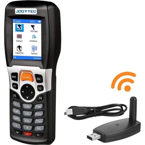 2.4G Wireless Barcode Scanner and Collector Portable Data Collector Terminal Inventory Device USB Barcode Scanner 1D 2D PDT