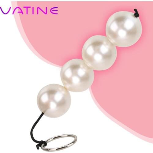 VATINE Big Anal Plug Beads Butt Plug Adult Products Anal Sex Toys For Men Women Adult Games Dia 4cm Vaginal Kegel Balls