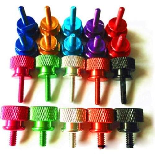 M4x16mm Thumb Screws Multicolour Bolts Steps knurled Screw Aluminum alloy Bolt 3Pcs