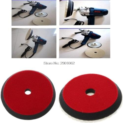Car Auto Soft Wool Buffing Polishing Pad Professional Detailing Mixed Color 6" 150mm / 7" 180mm Drop Ship