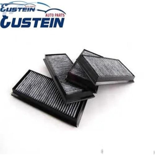 Cabin Filter Set 4 pc for all BMW 3 series engine N52NB25 N55B30 N47B20 N57D30 N46B20 S65B40 N43B16 64319159606 Fresh Air Filte