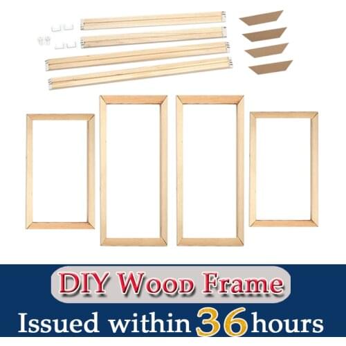 Natural Wood Frame Custom Poster for Picture Frame 60x90 70x140 100x200 Canvas Painting Wall Art Home Decor Wooden Photo Frame