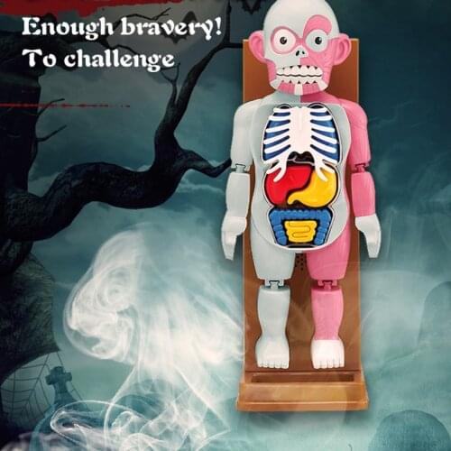 New Toys Trick Joke Gag Funny Novelty Toy For Children Mounted Toy Model 3D puzzles Fun Games The Human Body Terrorist