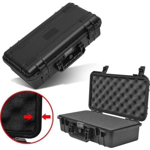Plastic waterproof safety box storage toolbox instrument equipment caseprotection sealing hardware tool case with sponge
