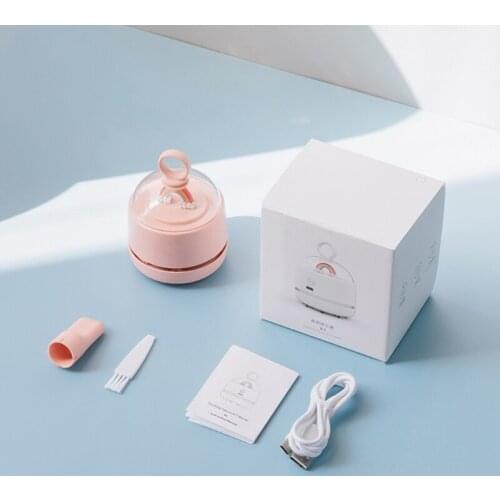 CPDD Portable Vacuum Cleaner with Flat Vacuuming Nozzle 120 Minutes Run Time 2 Gears for Laptop Piano Computer Keyboard Car