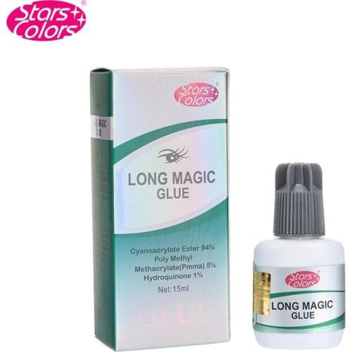 Professional False Eyelash Glue Long Lasting Magic Eyelash Extension Adhesive Fake Lashes Extensions Black Glue