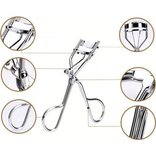 Eyelash Curler Eyelash Curler Tweezers Curved Handle Does Not Hurt Eyelashes Long-lasting Curling Eye Makeup Cosmetic Tools