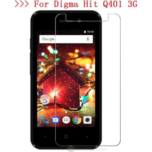 2.5D 9H Tempered Glass For Digma Hit Q401 3G Glass on Phone Film Protective Screen Protector For Digma Hit Q401 3G Glass