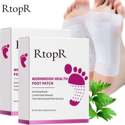 2 Box Wormwood Health Body Detox Foot Patch Improve Sleep Quality Effective Organic Detox Beauty Slimming Feet Cleansing Patch