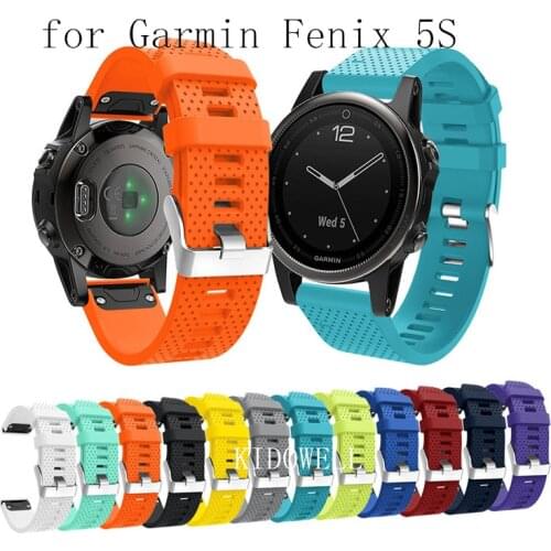 50pcs Sport Silicone Watch Band Strap Watchband Bracelet Band for Garmin 26mm Fenix 5X 22mm Fenix5 20mm Fenix 5S Strap wristband