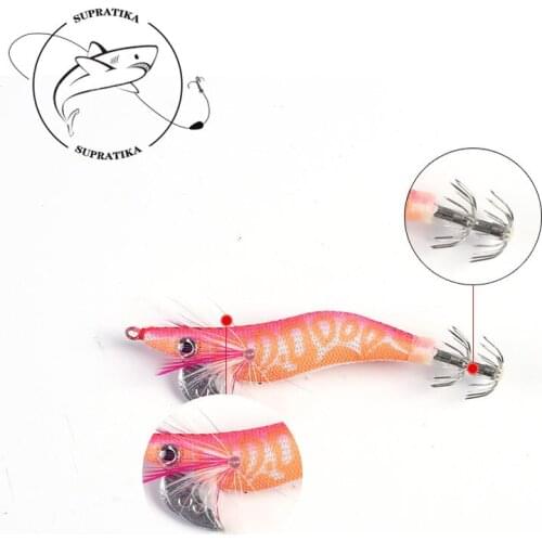 85mm/ 7.3gArtifical Wood Shrimp 4 Pcs/Set Plastic Shrimp Fishing Lure Anti-Corrosion Bionic HighQuality Fishing Lure Hard Bait