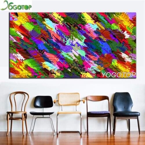 Large Size Diy Diamond Painting,Cross Stitch,Color Splash Abstract,Diamond Embroidery,Mosaic,rhinestones Wedding Decor YY1598