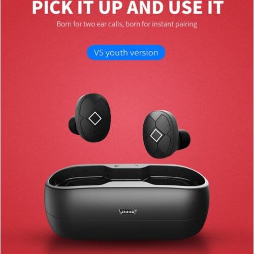 V5TWS Bluetooth Headset 5.0 Wireless Low-power Sports Bluetooth Headphone for Running and Hiking bluetooth earphone headphones