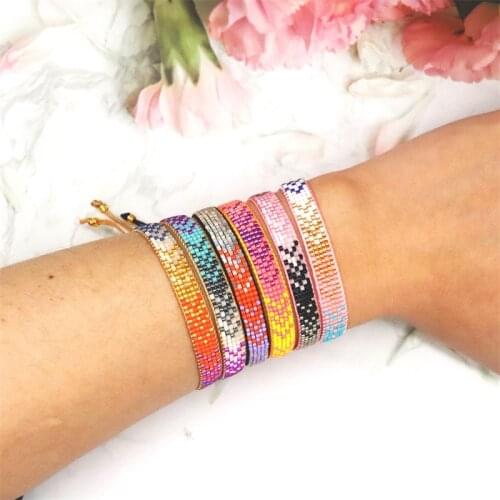 ZHONGVI Bohemian Bracelets & Bangles Set Miyuki Bead Charm Bracelet For Women Jewelry Accessories Pulseras Mujer Bijoux Femme