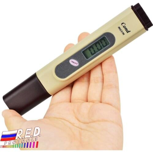Pen-type Digital EC Conductivity Meter Tester 0~19.99ms/cm + Electrode + ATC