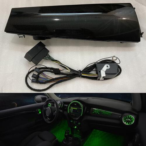 For BMW Mini Coopers 2018-2021 Ambient Light LED Car Decorative Dashboard Luminous Nozzle Co-pilot Atmosphere Lamp 12 colors