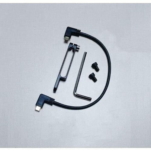 TZT SSD Holder Lightweight SSD Mounting Bracket With USB 3.1 Data Cable For Samsung Portable SSD T5