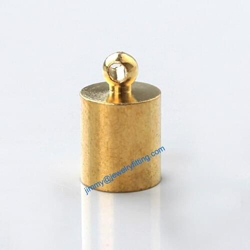 Jewelry findings Metal End caps for laether cord; crimp end cap; chain end caps 8*13mm 1000pcs