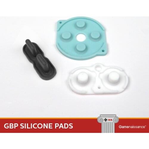 GBP Custom Silicone Pads Replacement Rubber Pads For GAMEBOY Pocket IPS ACCESSORY Gamenaissance