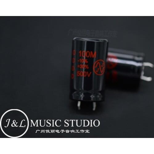 2pcs/lot European original JJ ANH/TE series high voltage 500V 20/47/68/100UF tube amplifier special electrolysis free shipping