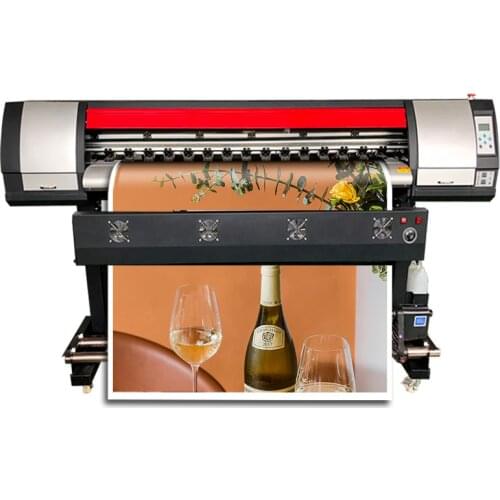 Outdoor Xp600 Eco Solvent Printer Double Printhead Pvc Canvas Vinyl Printing Machine 1.8M Flex Banner Printer Plotter
