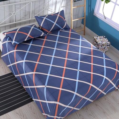 Bed Sheet + Pillow Case Decor Brand 2018 New Bed Sheets Home Textile Para Bed Sheet Flower Pattern Protector Bed Coverlet