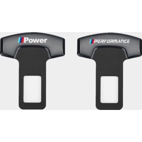 1PCS Safety Belt Buckles Real Trucks Car Safty Belt Alarm Canceler Stopper for BMW Performance M3 M5 X1 X3 X5 X6 E46 E39
