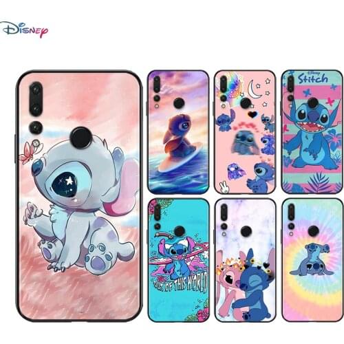 Silicone Cover Disney Cute Stitch For Huawei Honor 9 X 9N 8S 8C 8X 8 A V9 7S 7A 7C Pro lite Prime Play 3E Soft Phone Case