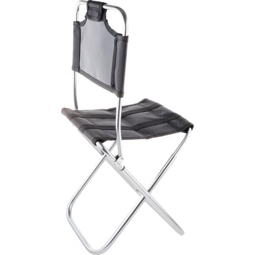 Folding Fishing Chair Outdoor Camping Picnic Beach Stool Chair with Backrest