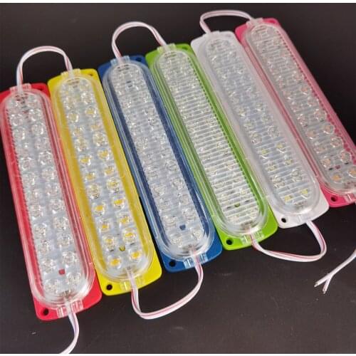 LED module light DC12V/DC24V 4.8W 530lm SMD2835 169mm*38mm waterproof IP65 Truck light Long vehicle Warning Contour light