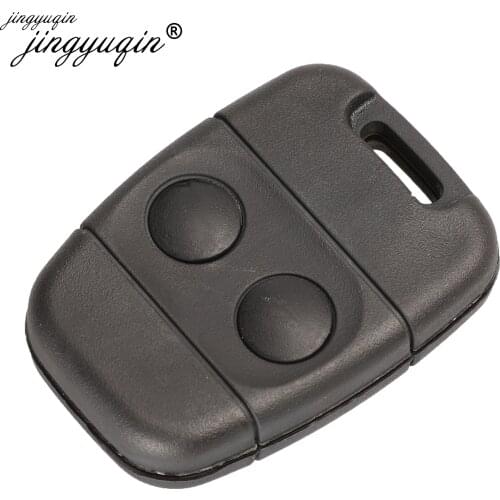 Jingyuqin 2 Buttons Remote Key Shell Case For Land Rover Discovery 1 Freelander C50 Auto Durable Fob Replacement Car Key Shell