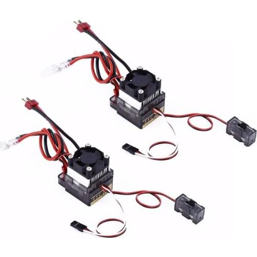 2pcs/lot Special price 7.2V-16V 320A High Voltage ESC Brushed Speed Controller RC Car Truck Buggy Boat T plug