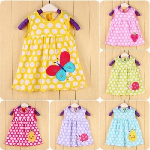2018 Summer Baby Clothing Girls Dress Bebe vestidos Newborn baby girl clothes dresses frock designs Jumpers Tank Top