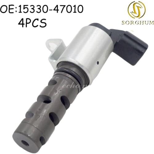 4PCS 15330-47010 For Toyota 12-15 Scion iQ 1.3L-L4 Engine Variable Timing Solenoid 1533047010
