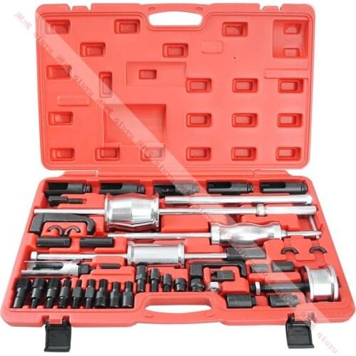 40pcs Universal Diesel Injector Extractor Remover Slide Hammer Puller Common Rail for Stubborn for Bosch for Denso for Siemens