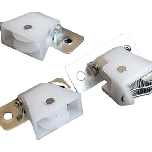 6sets Bamboo Curtain Splint Reed rolling window pulley +copper core lock catch kit buckle gear power elevator fittings