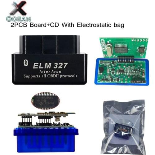 10pcs 2020 Super Mini ELM327 Bluetooth V1.5 OBD2 Car Diagnostic Tool ELM 327 Bluetooth For Android/Symbian For OBDII Protocol