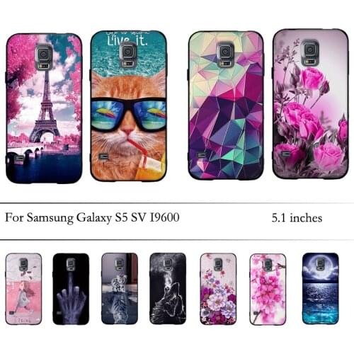 Bumper Case for Samsung Galaxy S5 SV I9600 Case Cover Soft TPU Silicone Phone Cover for Samsung Galaxy S5 Fundas Coque Shell