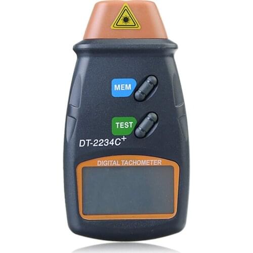 DT-2234C+ digital engine tachometer speed digital speedometer Digital Laser Photo Tachometer Non Contact Tach speed meter