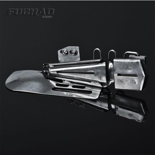 K712NA(B) Folder TAPE SIZE 1-1/2"---7/16" Double Wrap Hemmer Used For 2 Or 3 Needle Cover Stitch Machine Folder Dayu 104