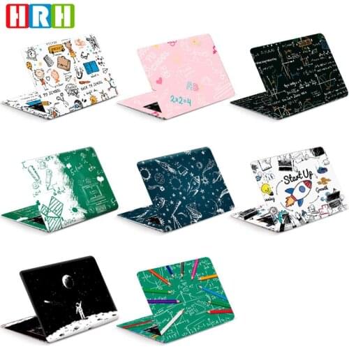 HRH 2 in 1 Cartoon space Paiting For 11/12/13/14/15/17 Sticker For HP/For Dell/For Macbook Decal Laptop Skin Boay Palm Guard