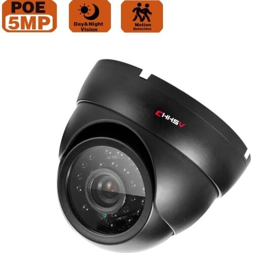H.265 Face Detection 5MP CCTV Security POE Dome Camera Indoor Outdoor Waterproof ONVIF Infrared Video Surveillance IP Camera