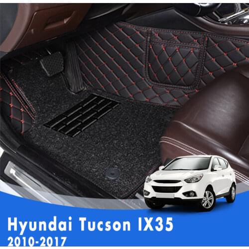 Car Floor Mats For Mercedes Benz CLK 2006 2005 2004 Double Layer Wire Loop Foot Pads Car Accessories Interior Decoration Carpets