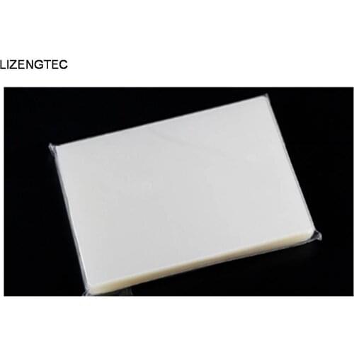 Hot Selling 100 PCS LIZENGTEC Laminating Film for Office & School & Home Supplies A4 (310*220mm)100Mic (0.1mm) for Photo Paper