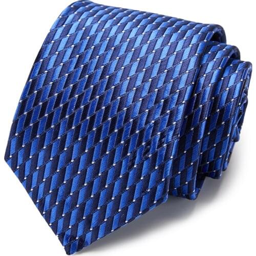 Hot sale Nice Handmade Wholesale High Grade Vangise Brand Classic 7.5 cm Silk Tie Men White Suit Accessories Solid Fit Wedding