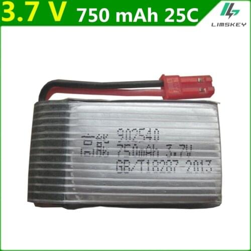 3.7V 750mAh Lipo Battery For MJXRC X400 X300C X800 Aircraft HJ818 HJ819 X25 902540 Li-po Battery 3.7 V 750 mah