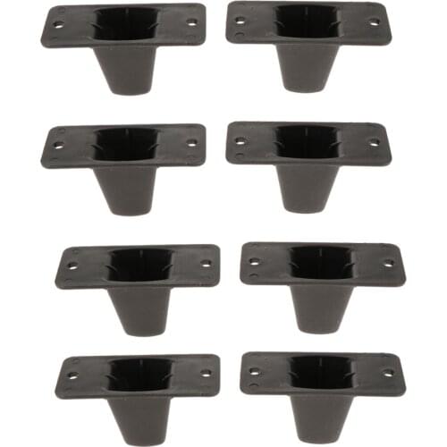 Metal Stud Screw Mount Luggage Feet Foot Pad 2 Pcs Black Bigger Size Luggage Bottom Studs Luggage Accessories